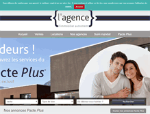 Tablet Screenshot of lagence-autrement.com